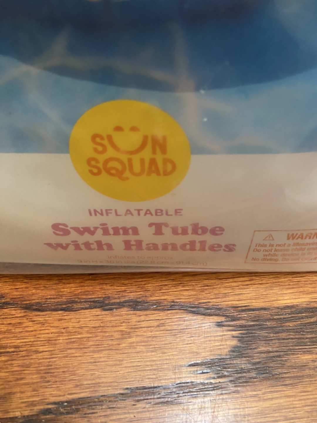 Sun Squad Inflatable Swim Tube - NEW - photo 3