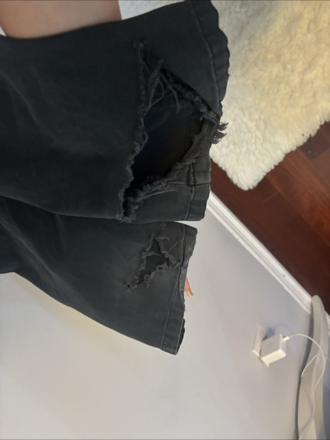 Black Cargo Pants - photo 3