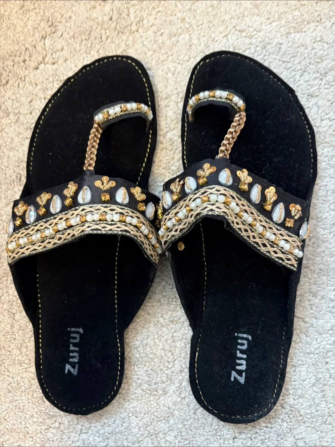 Traditional Pakistani kolapuri - women size 8 thumbnail
