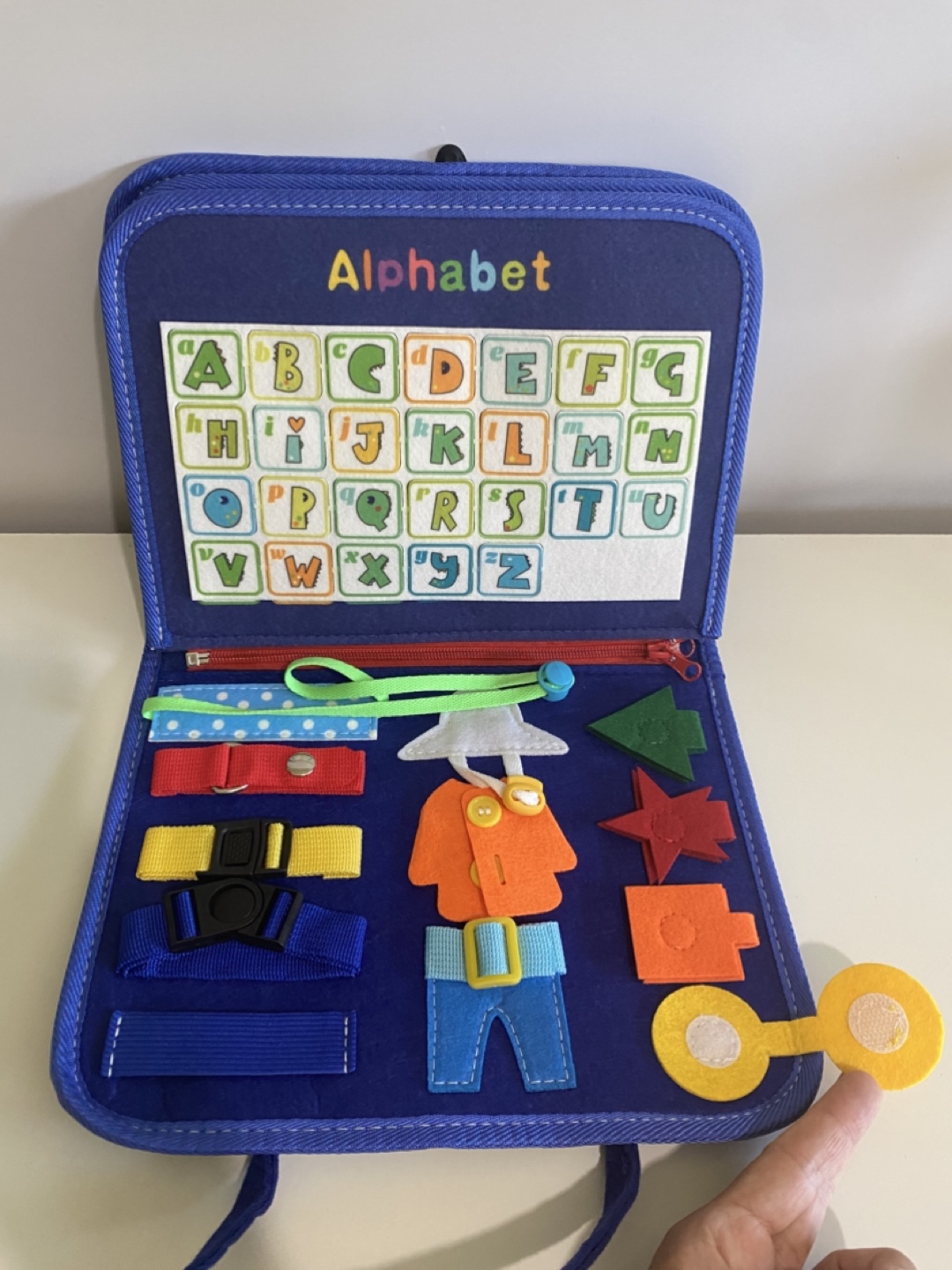 Toddler busy book sensory baby book - photo 2