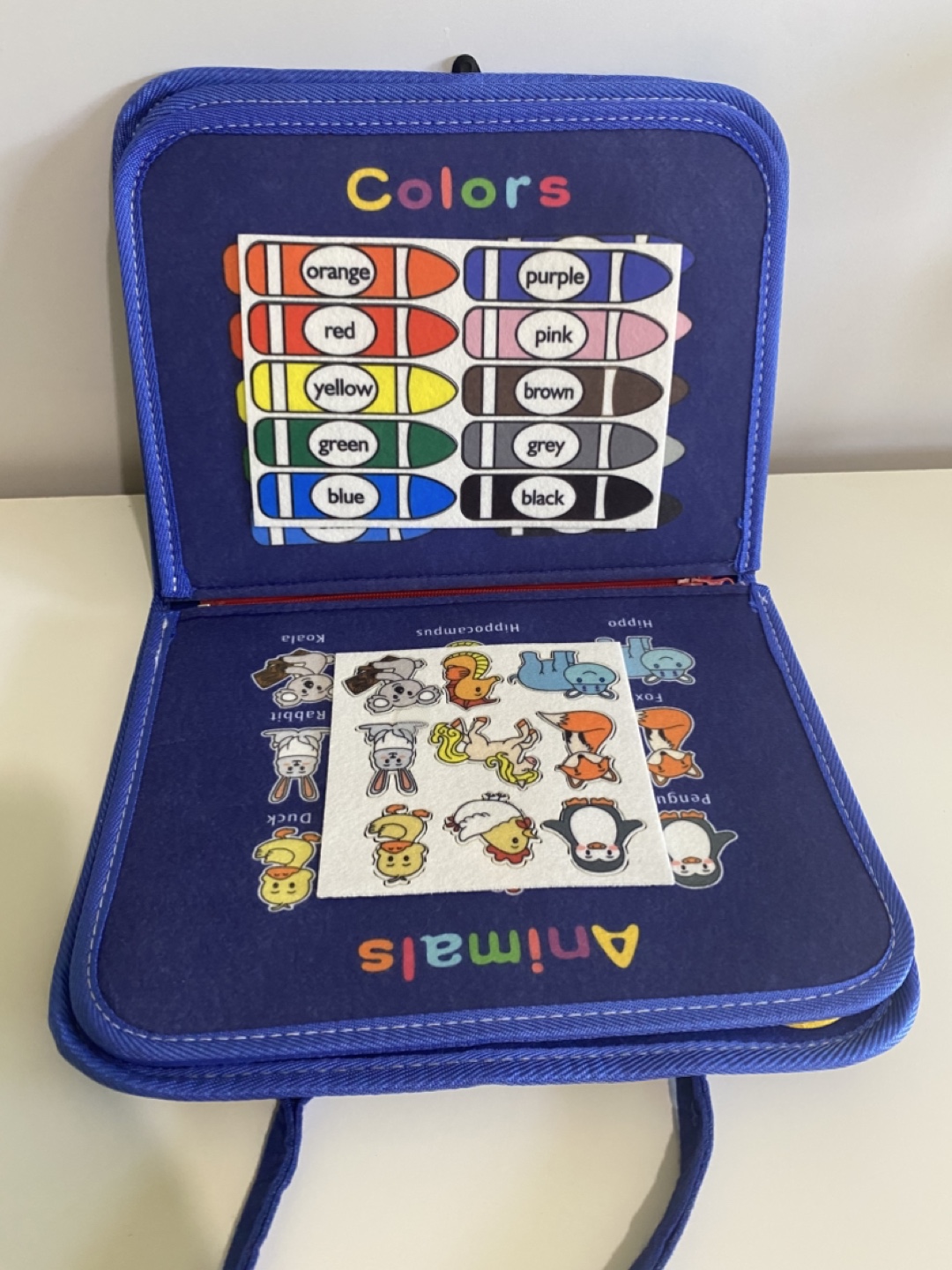Toddler busy book sensory baby book - photo 3