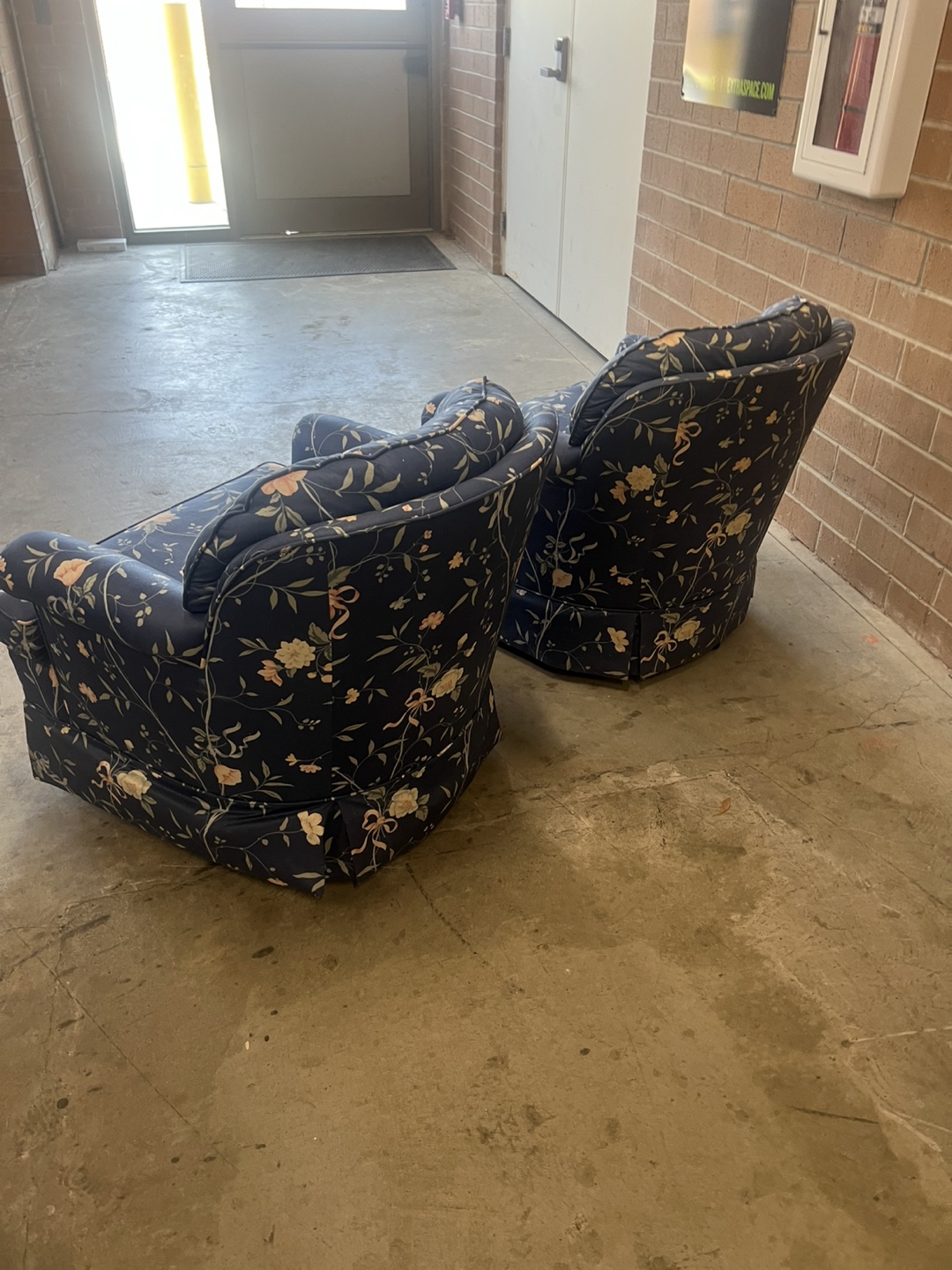 Floral Pattern Armchairs - Set of 2 - photo 5
