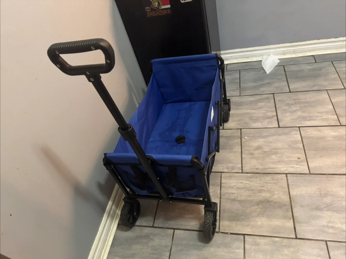 Foldable Pulling Wagon - Blue image indicator(2)