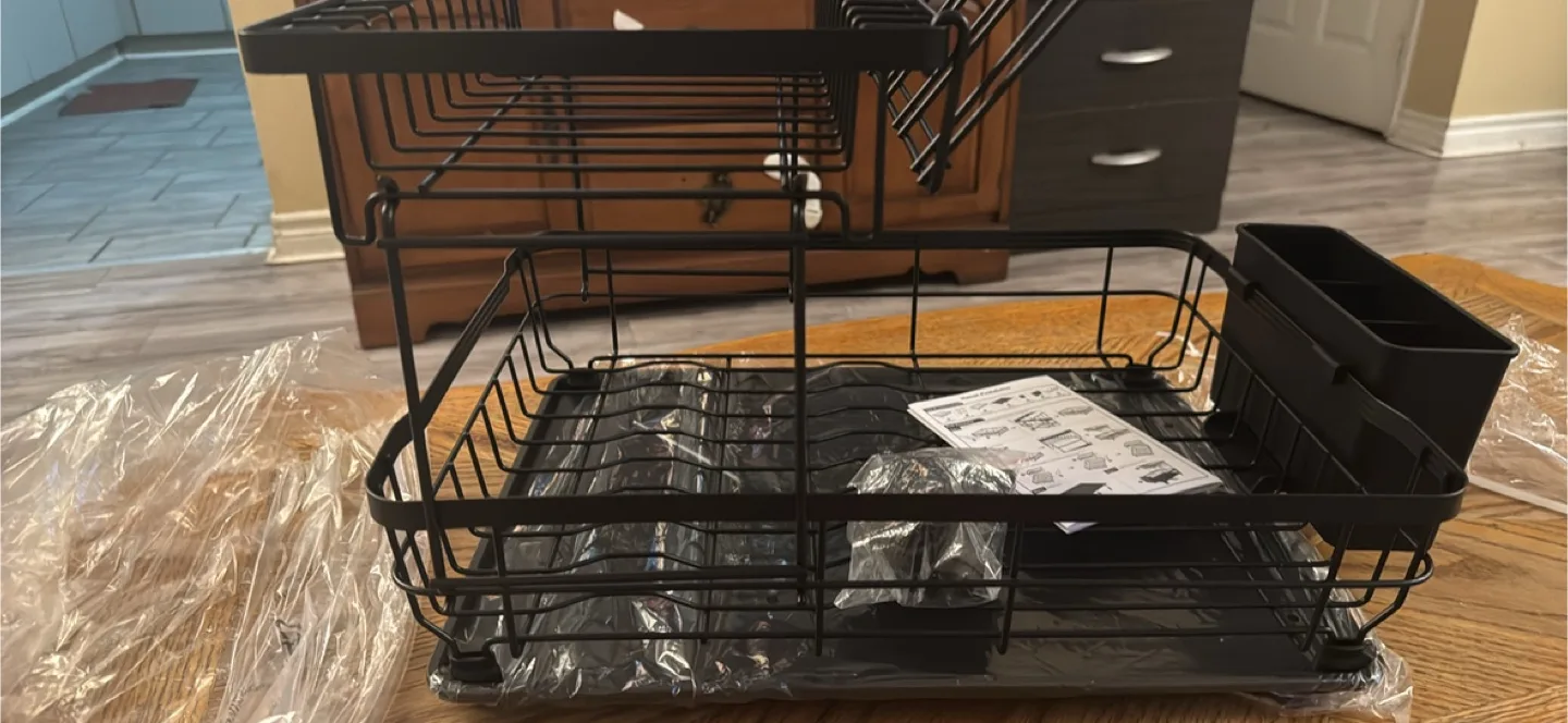 Detachable Utensil Holder - Black 2-Tier image indicator(2)