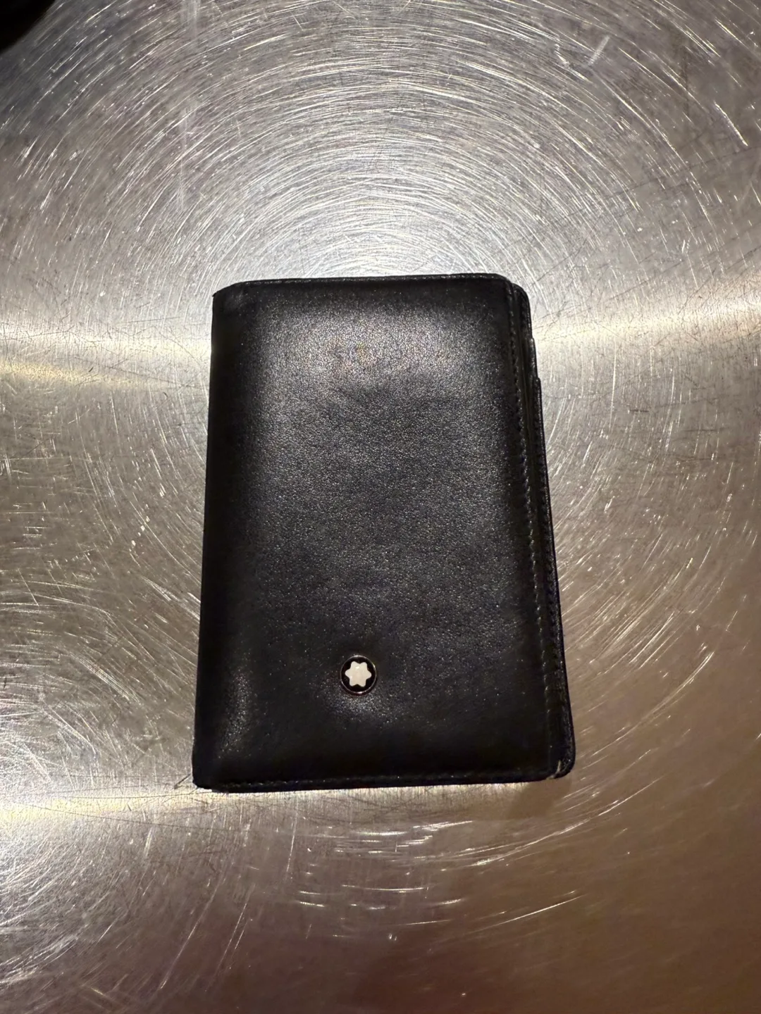 Montblanc Black Leather Wallet thumbnail