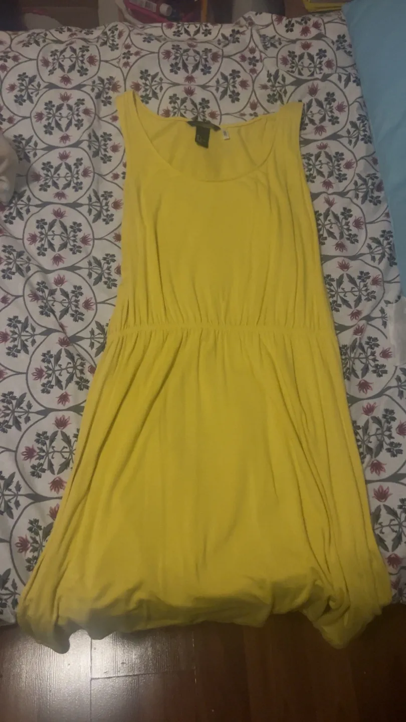 H & M Yellow Dress😊 thumbnail