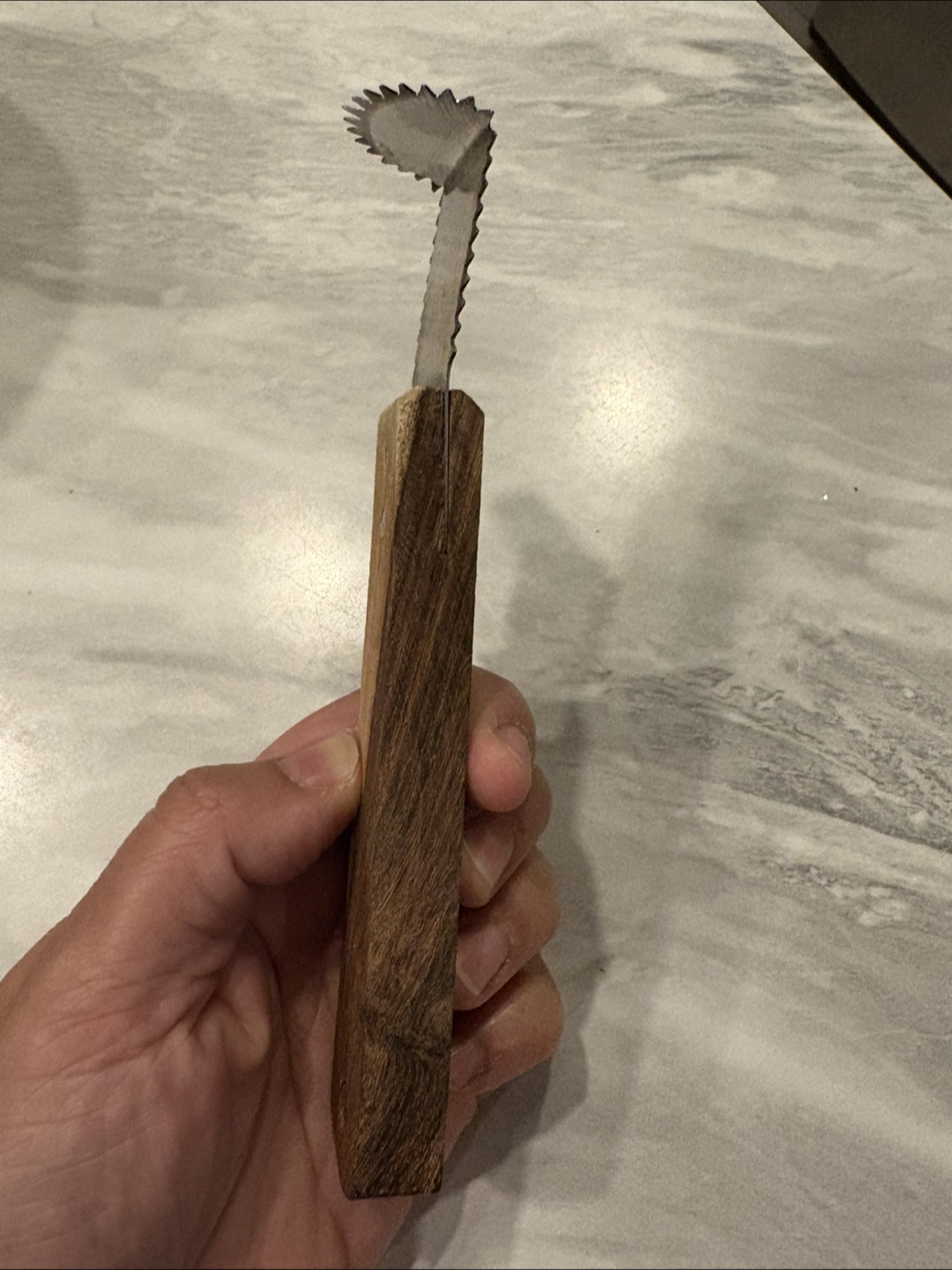 Coconut Scraper with Wooden Handle - photo 3