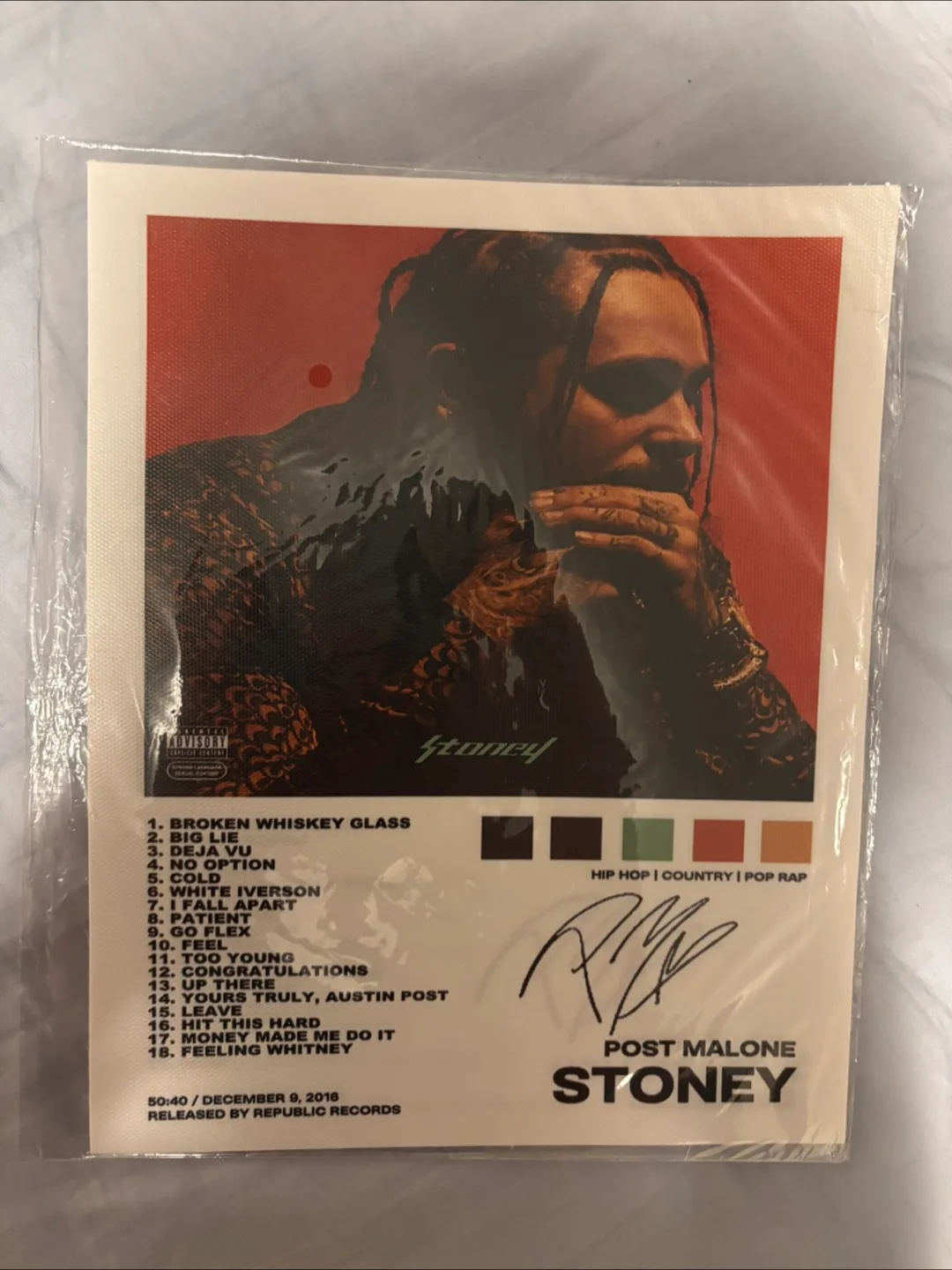 Post Malone Album Wall Art (8x10”) image indicator(2)