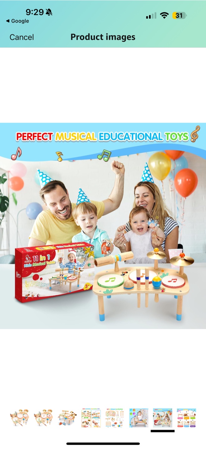 Gathy Kids 11-in-1 Musical Table - Ages 3+