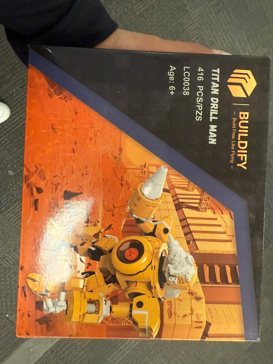BUILDIFY Titan Drill Man - New in Box! thumbnail