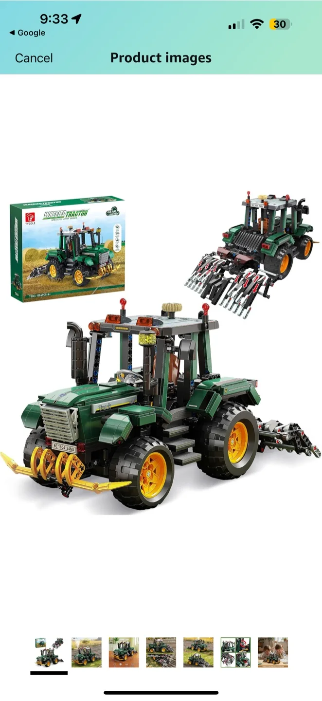 Tractor Building Block Set thumbnail