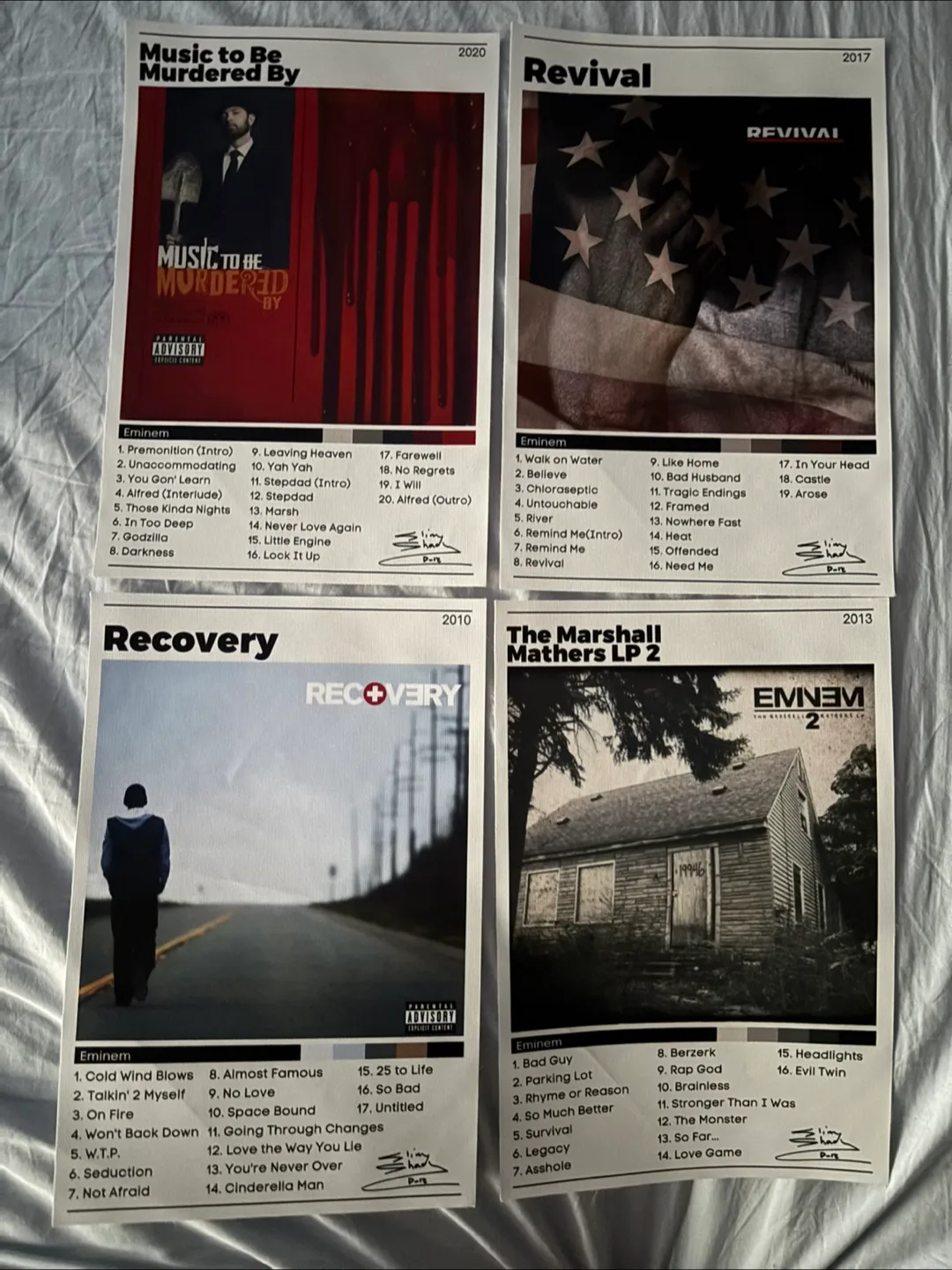 Eminem Album Wall Art (8x10”) image indicator(2)