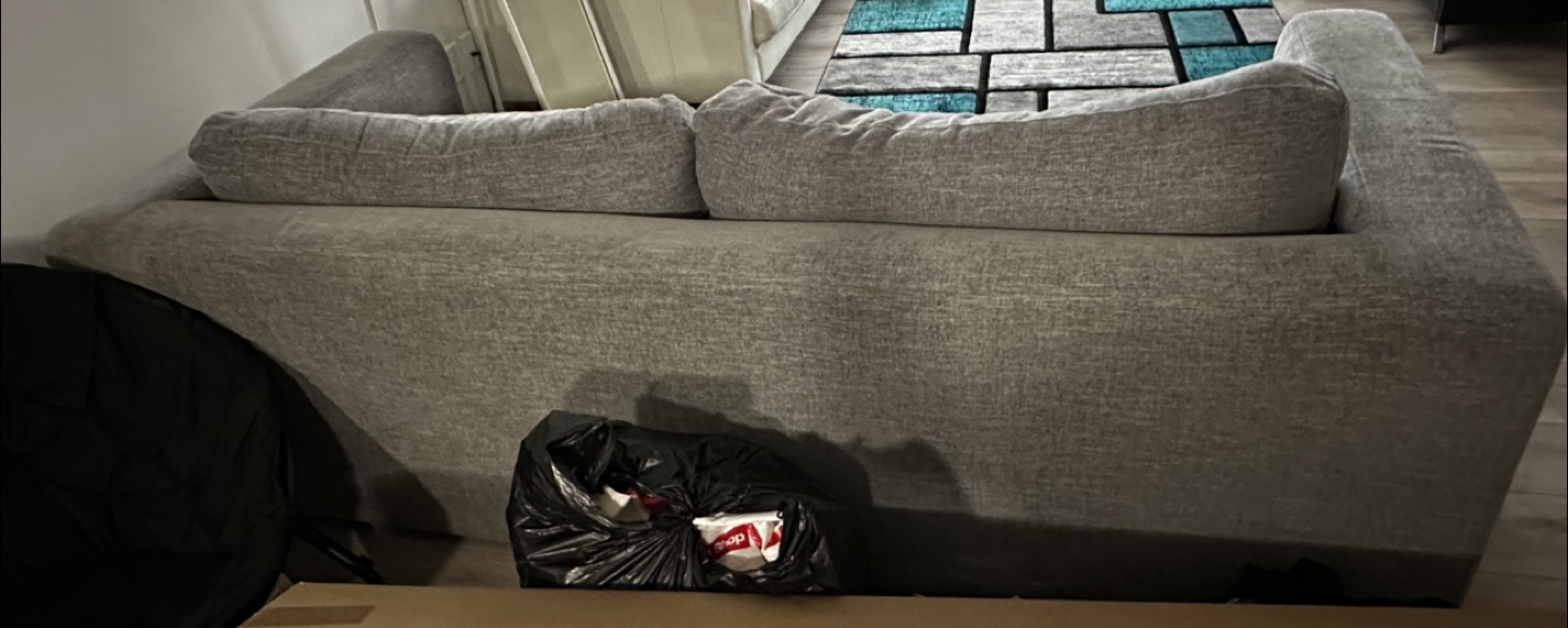 Grey Sofa Couch - photo 3
