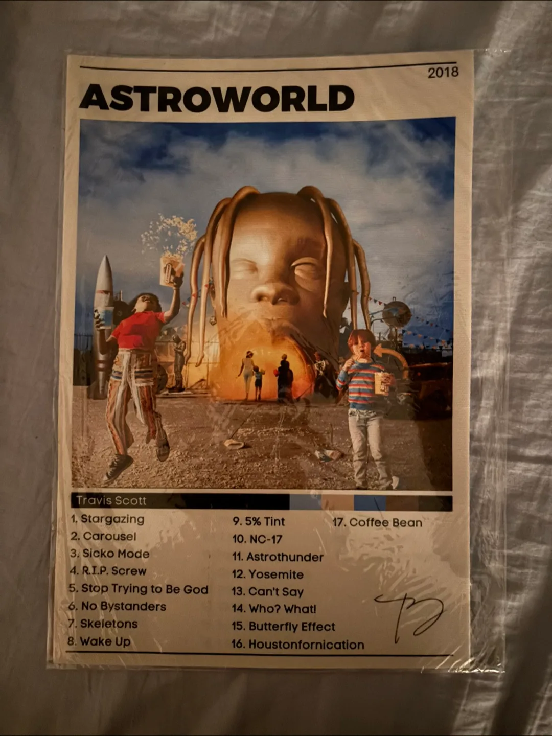 Travis Scott Album Wall Art (8x12”) image indicator(2)