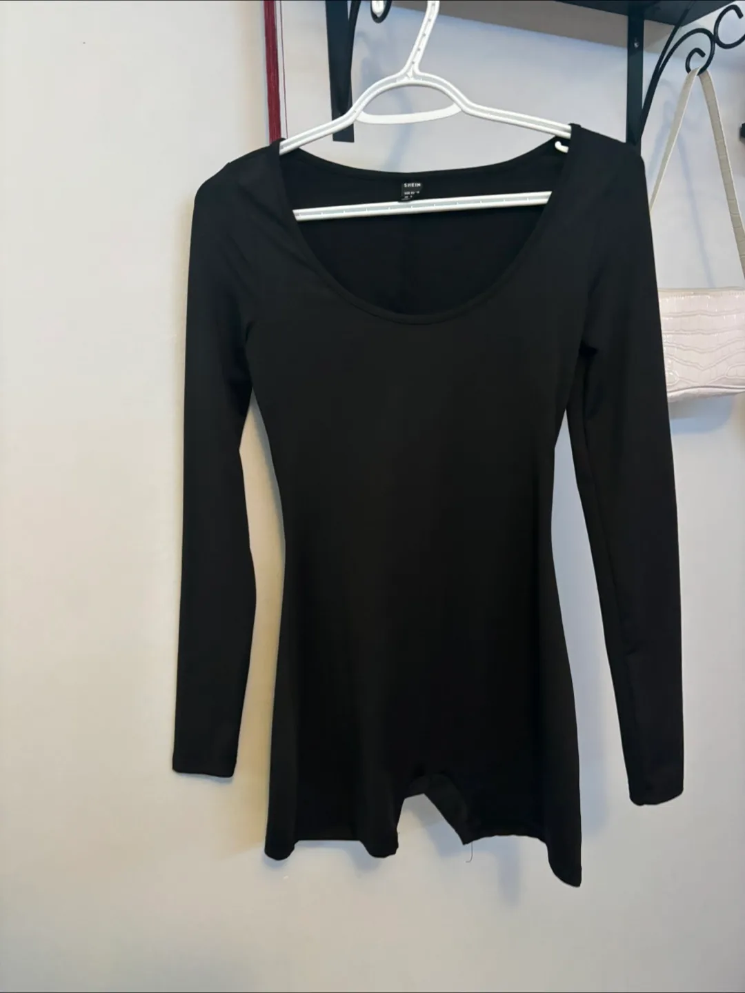 Shein Black Long Sleeve Romper thumbnail