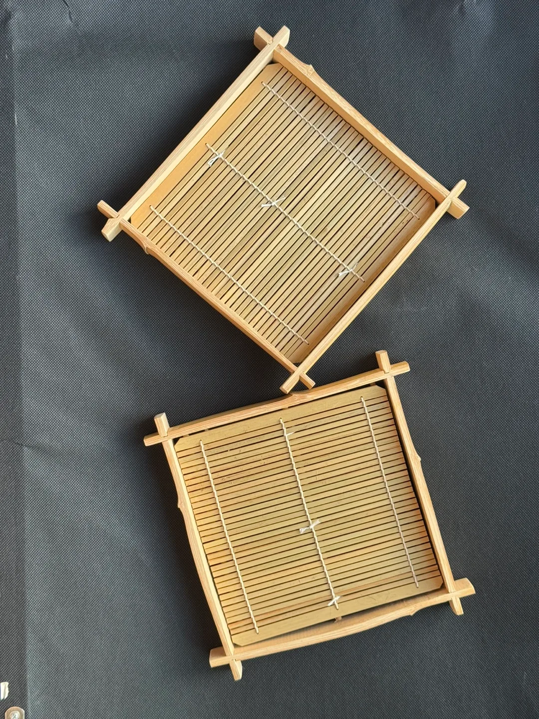 Bamboo Woven Trays (Set of 2) thumbnail