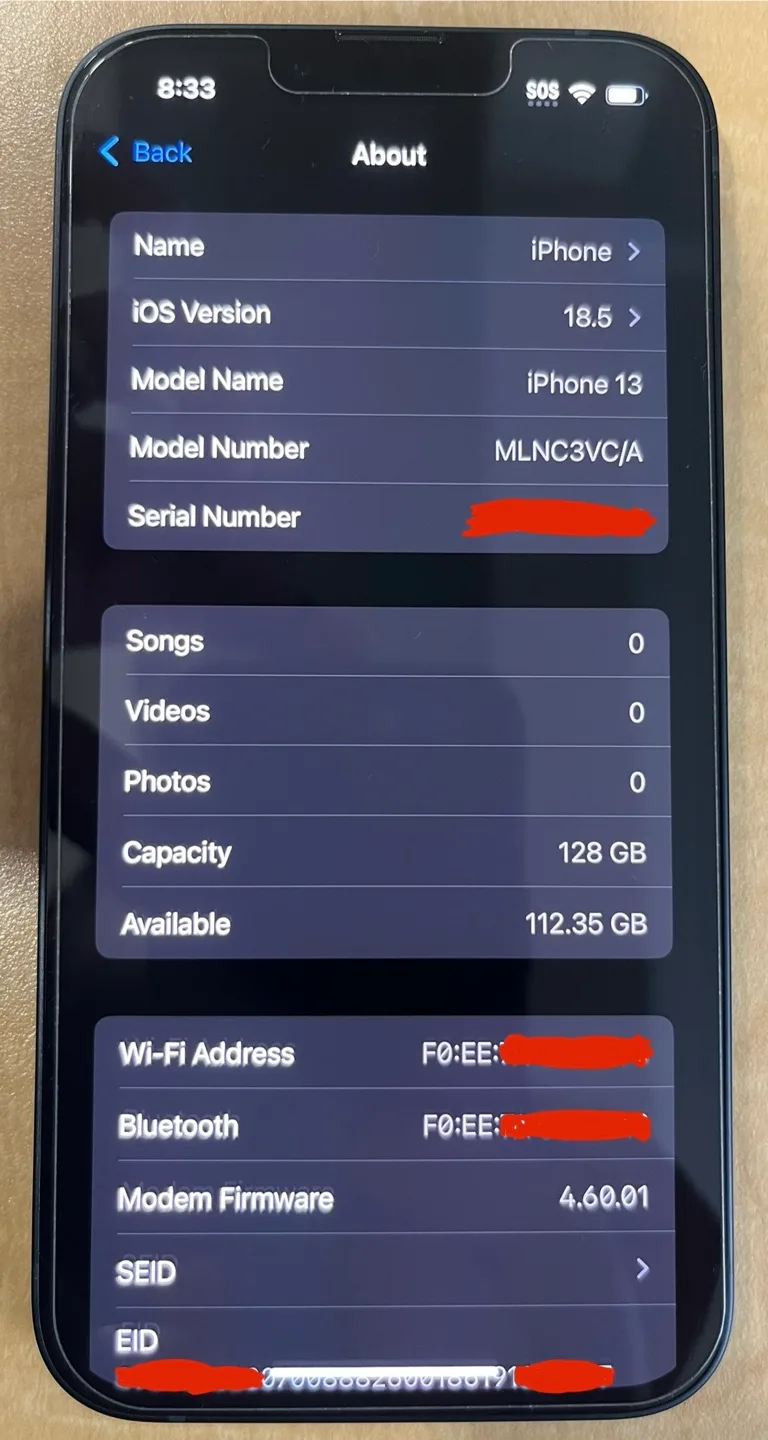 Black iPhone 13 [Like New] thumbnail