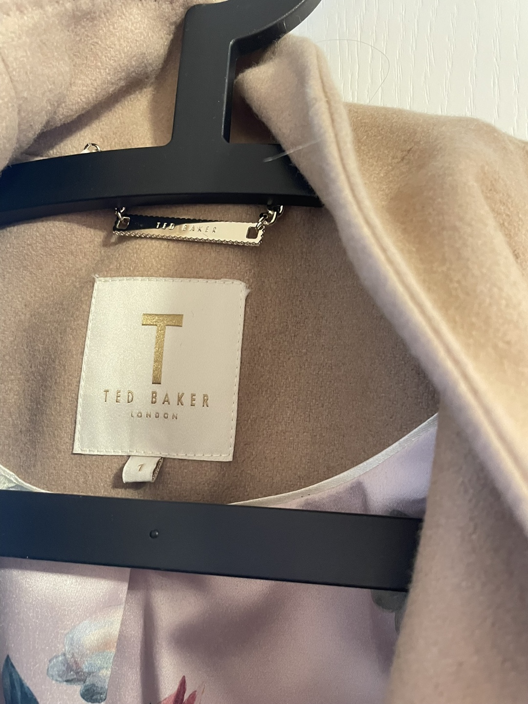 Ted Baker London Beige Coat Size 1