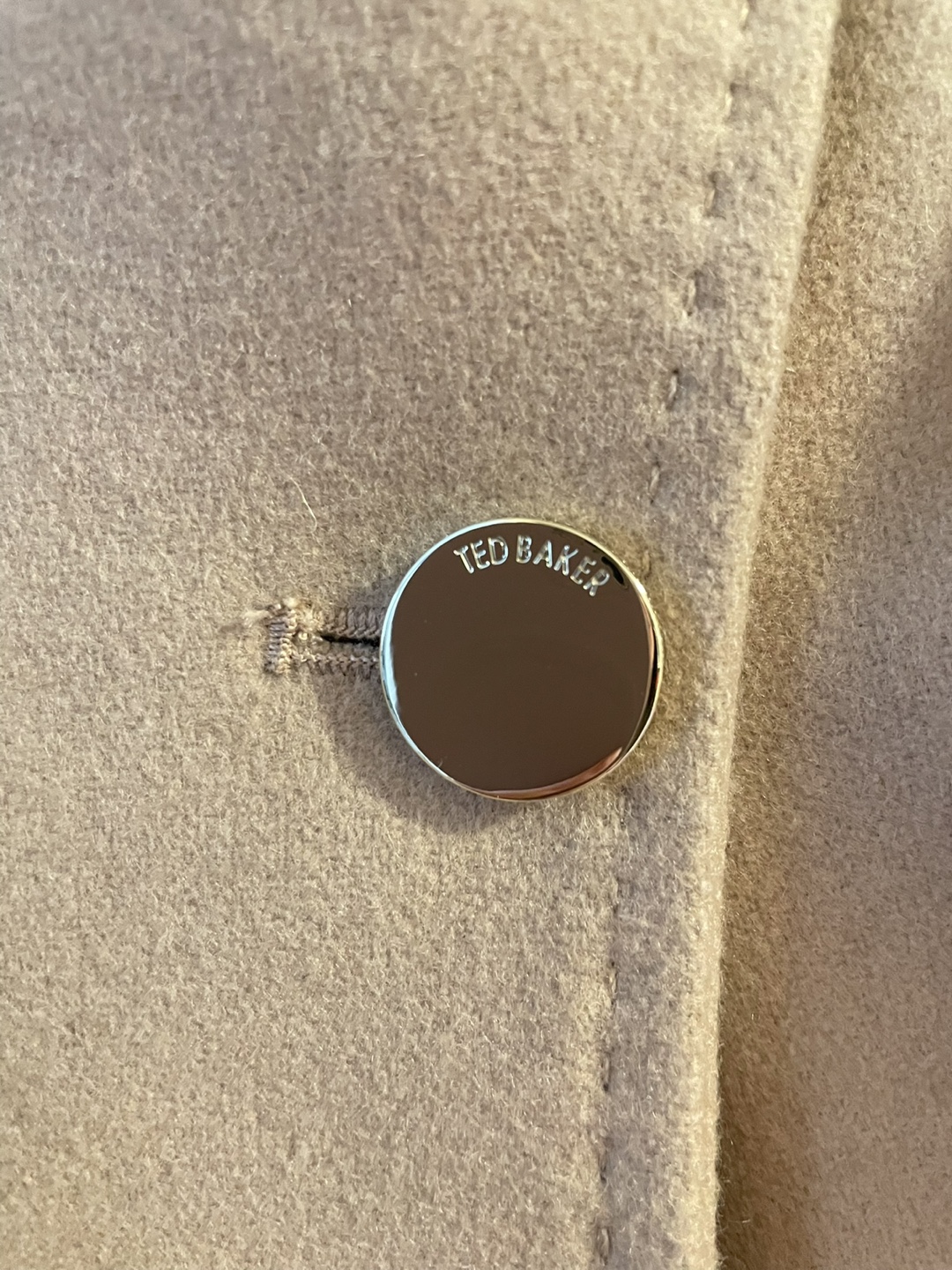 Ted Baker London Beige Coat Size 1 - photo 3