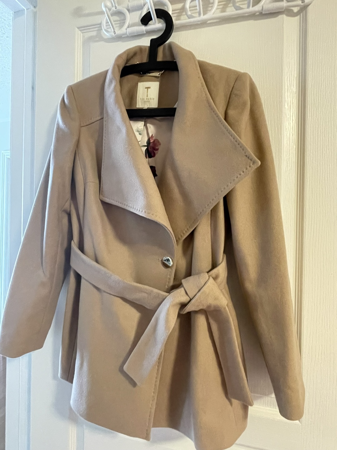 Ted Baker London Beige Coat Size 1 - photo 2