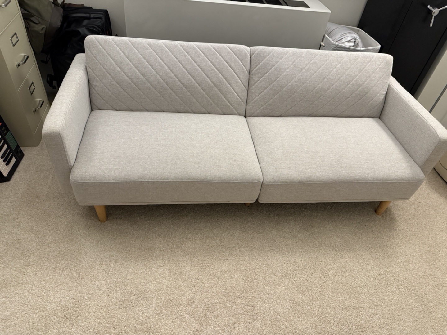 Light Gray Sofa Futon