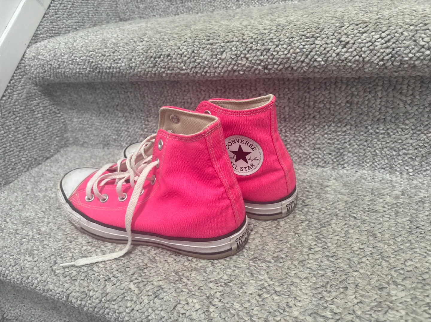 Pink Converse All Star High Tops thumbnail