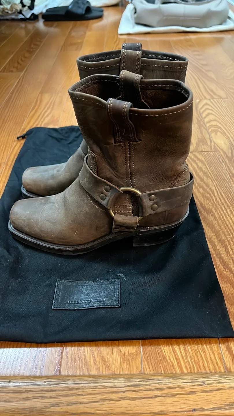 Frye Harness Boots, Size 6M thumbnail