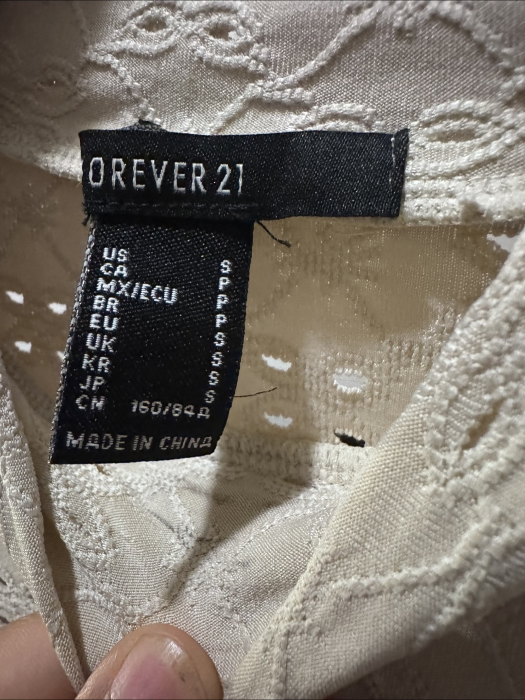 Forever 21 Lace Top - Size Small - photo 3