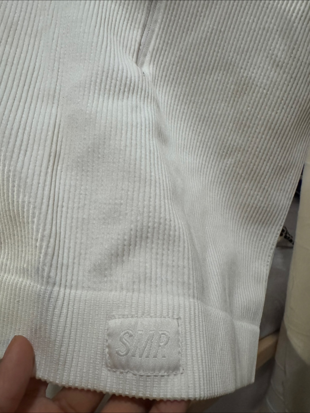 Sommer Ray White Ribbed Pullover - Size M/M - photo 2