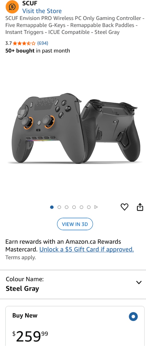 SCUF Envision Pro Wireless PC Controller