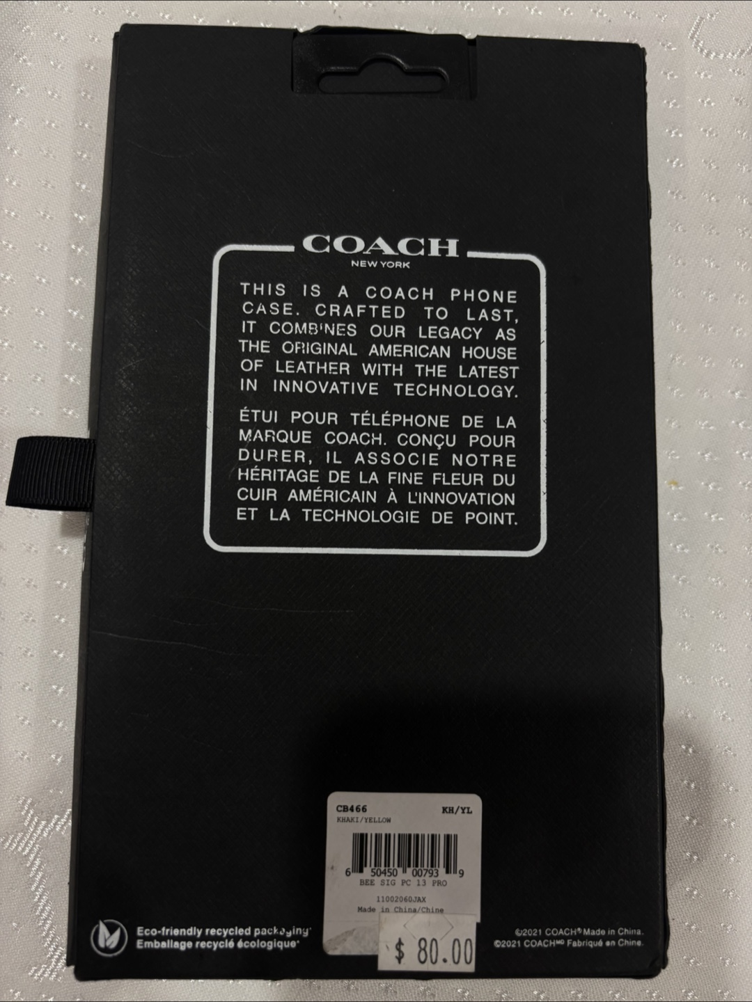 Coach iPhone 13 Pro Bee Case - New in Box! - photo 2