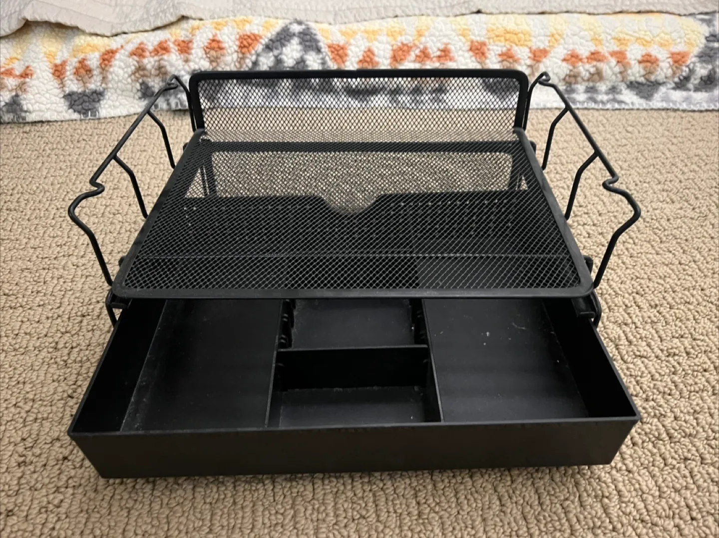 Black Mesh Desk Organizer thumbnail
