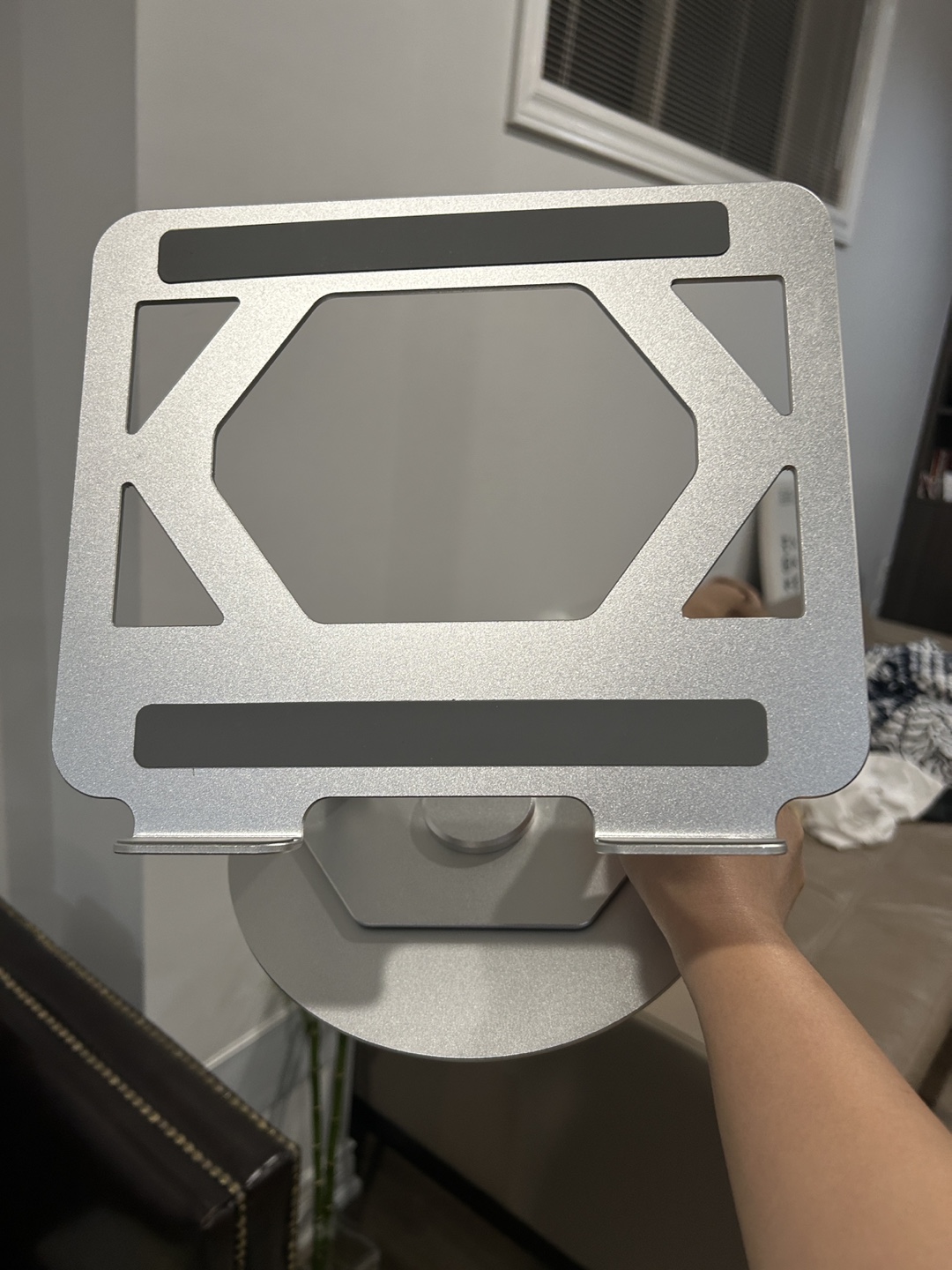 Silver Adjustable Laptop Stand - photo 3