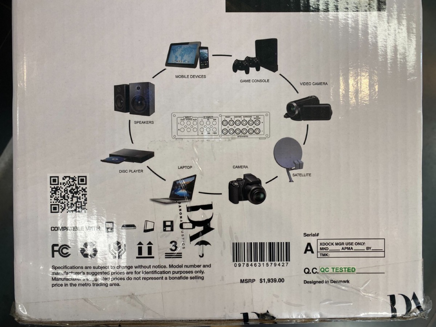 New DANON ACOUSTICS SC-8 5.1 Home Theater System - photo 3