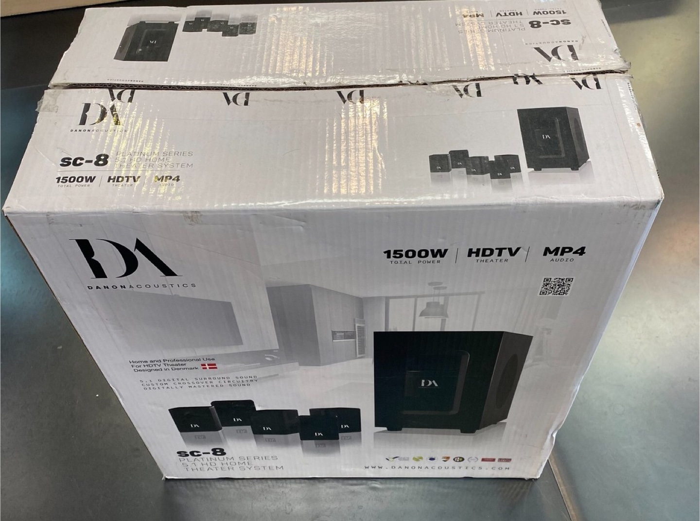 New DANON ACOUSTICS SC-8 5.1 Home Theater System