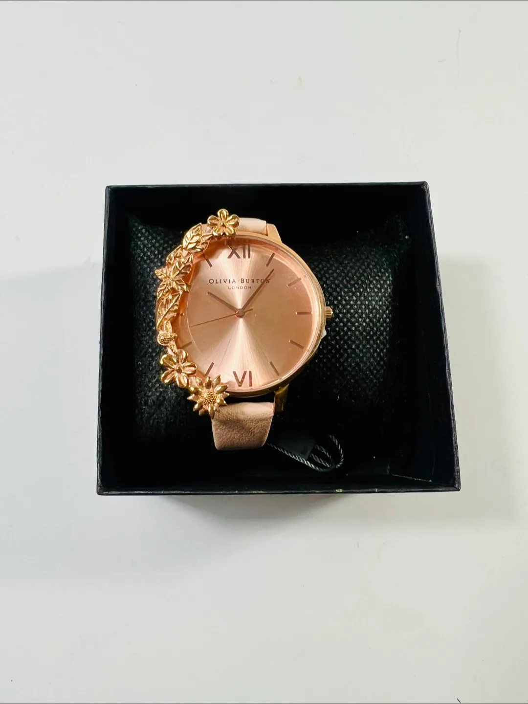 Olivia Burton Rose Gold Floral Watch thumbnail