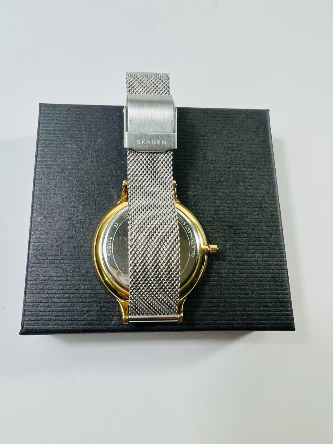 Skagen Gold-Tone Mesh Watch - photo 3