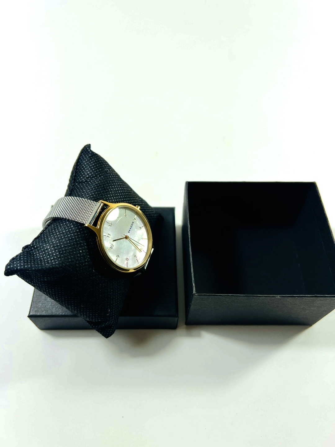 Skagen Gold-Tone Mesh Watch