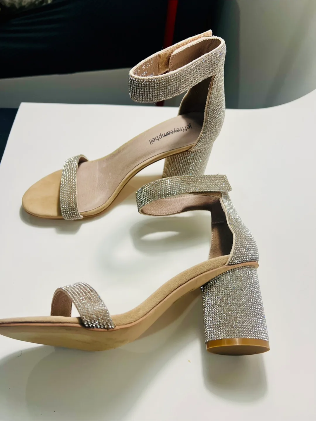 Jeffrey Campbell Embellished Heels, Size 7 thumbnail