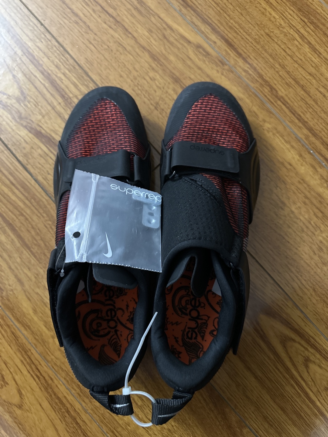 Nike SuperRep Cycle Shoes, Black/Red