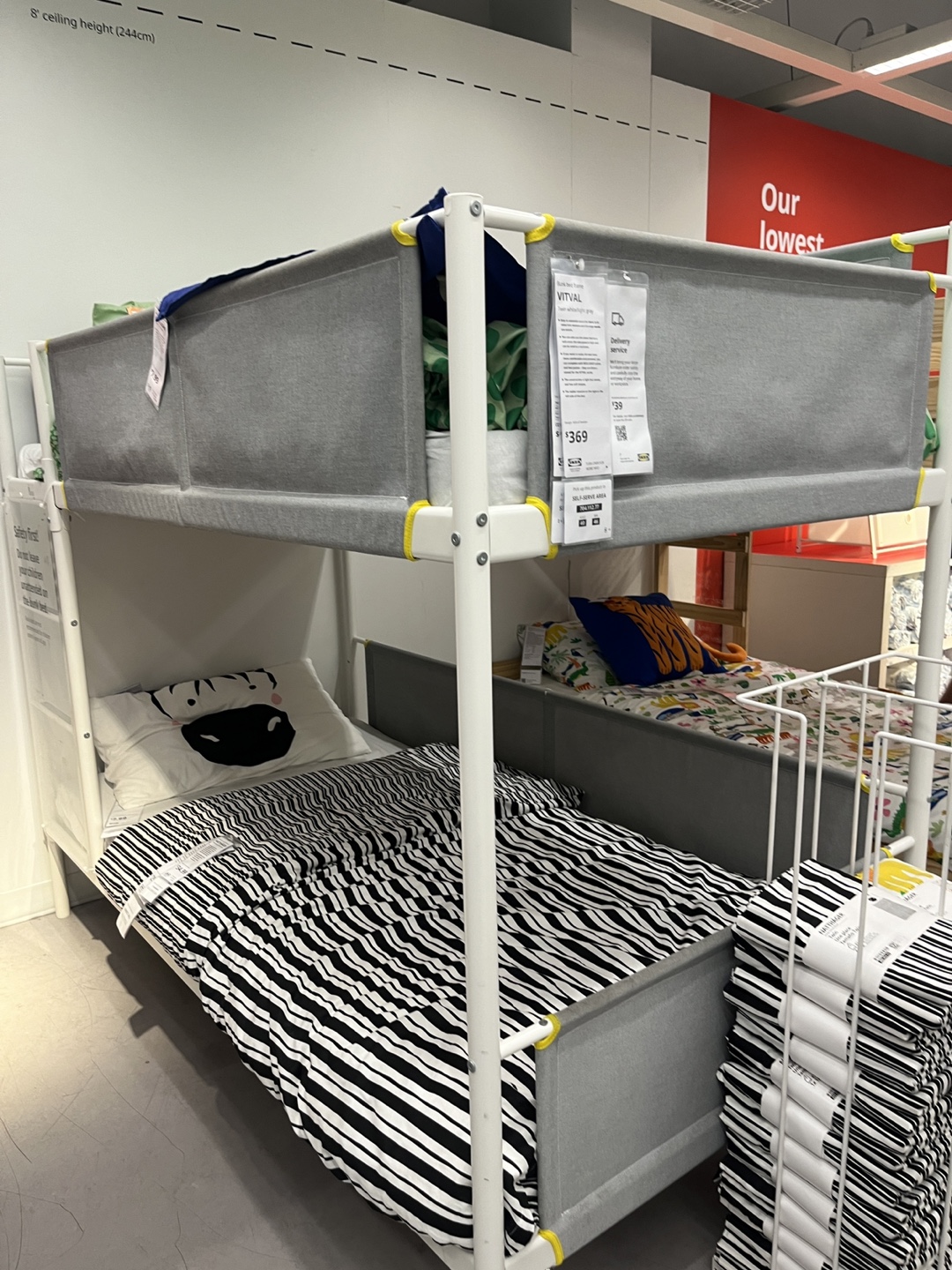 IKEA VITVAL Bunk Bed Frame - Twin Size - photo 3