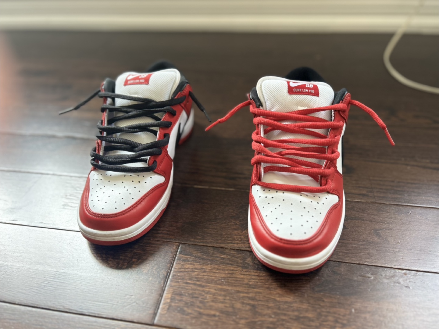 Nike SB Dunk Low Pro Chicago Red/White - photo 4