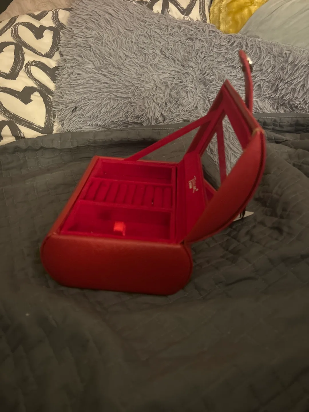 Tuscan Square Red Jewellery Box image indicator(3)