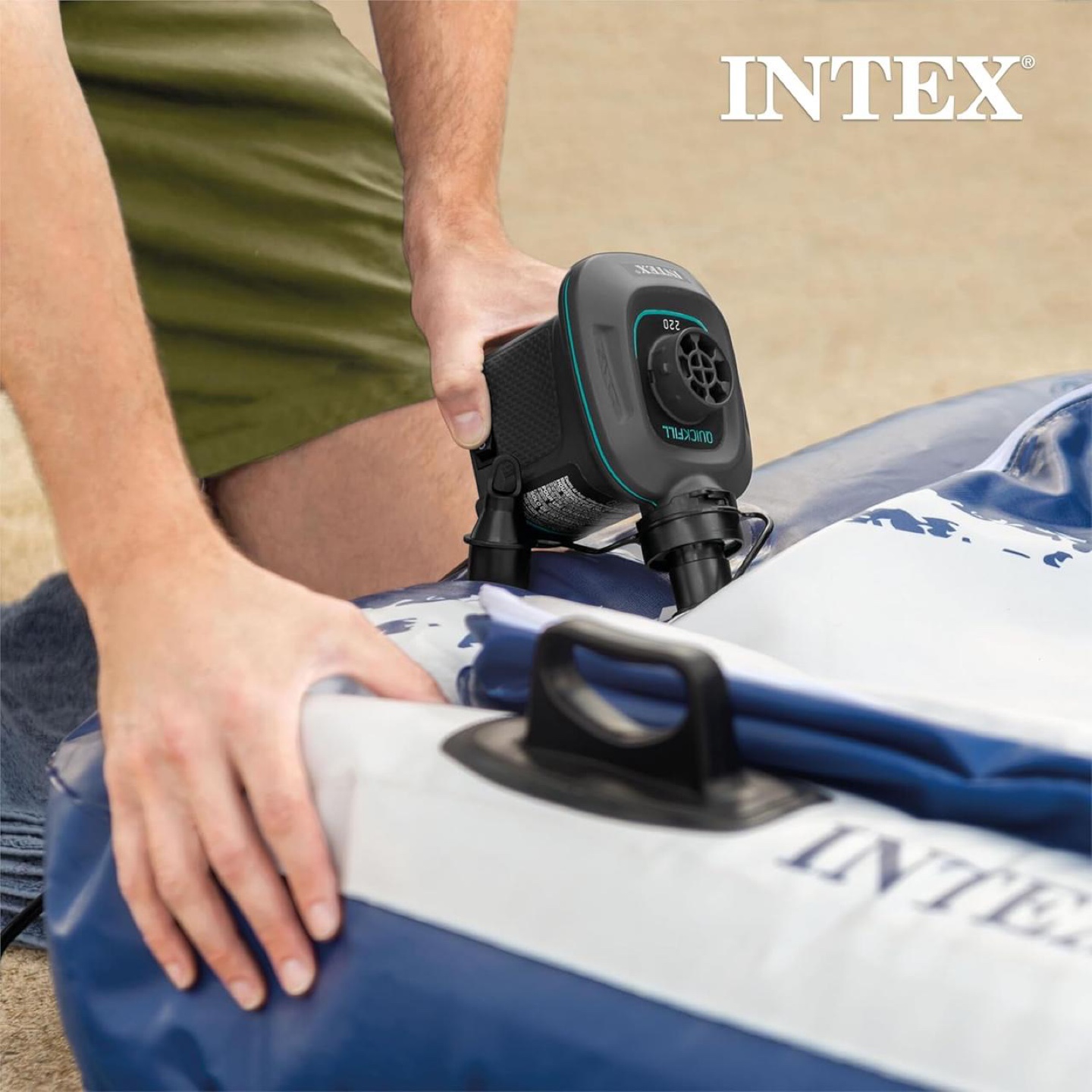 Intex AC Electric Air Pump - Grey - photo 3