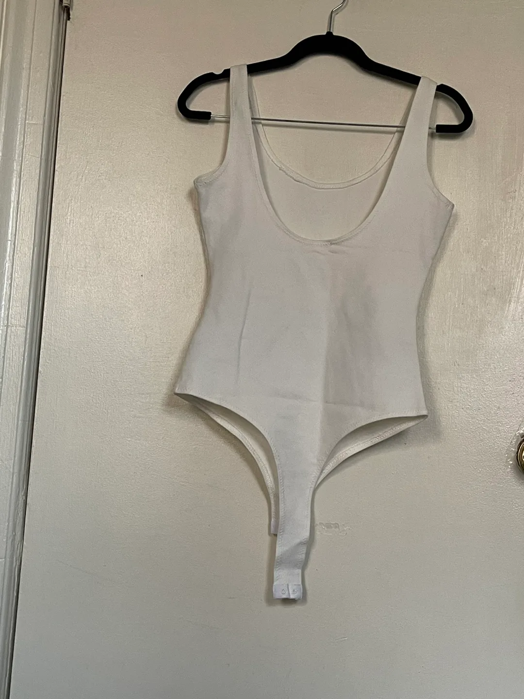 White Sleeveless Bodysuit thumbnail