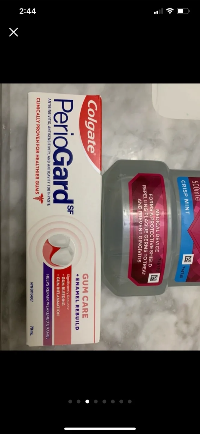 3 Items - Dental Set - Power Flosser and Gingivitis Gum Care Set image indicator(3)