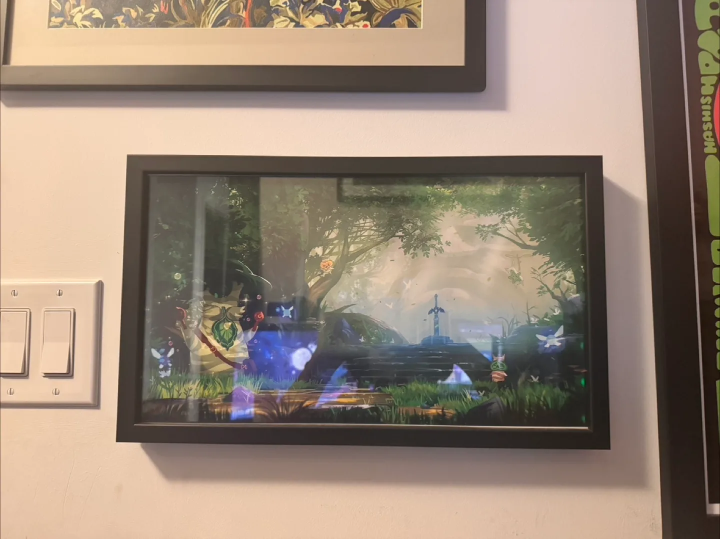 Zelda Breath of the Wild Framed Print thumbnail