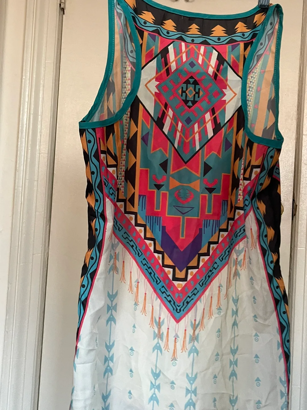 Patterned Sleeveless Top thumbnail