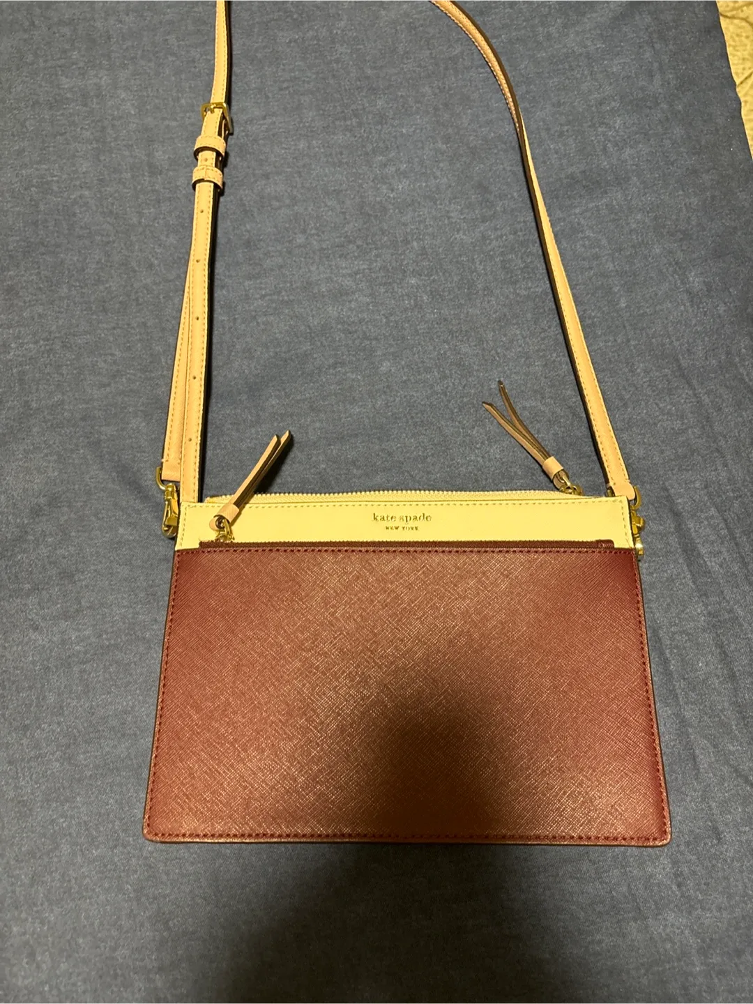 Kate Spade Burgundy CAMERON CROSSBODY CHERRYWOOD thumbnail