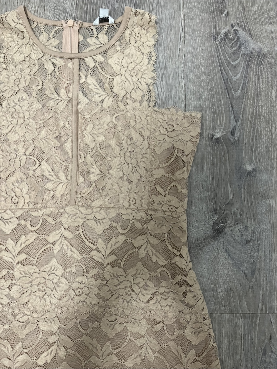 Lace Beige Dress - photo 3